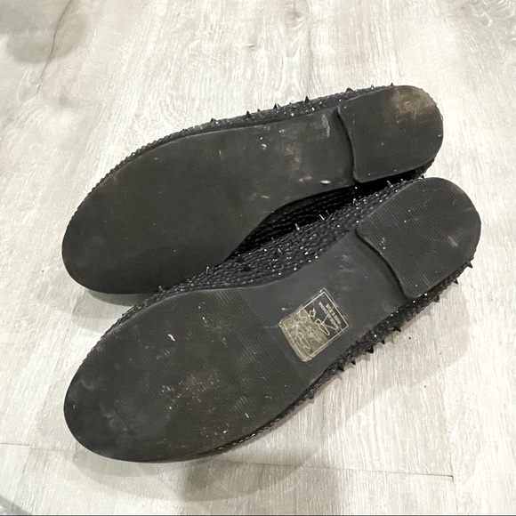 No name, studded black flats - Picture 2 of 2
